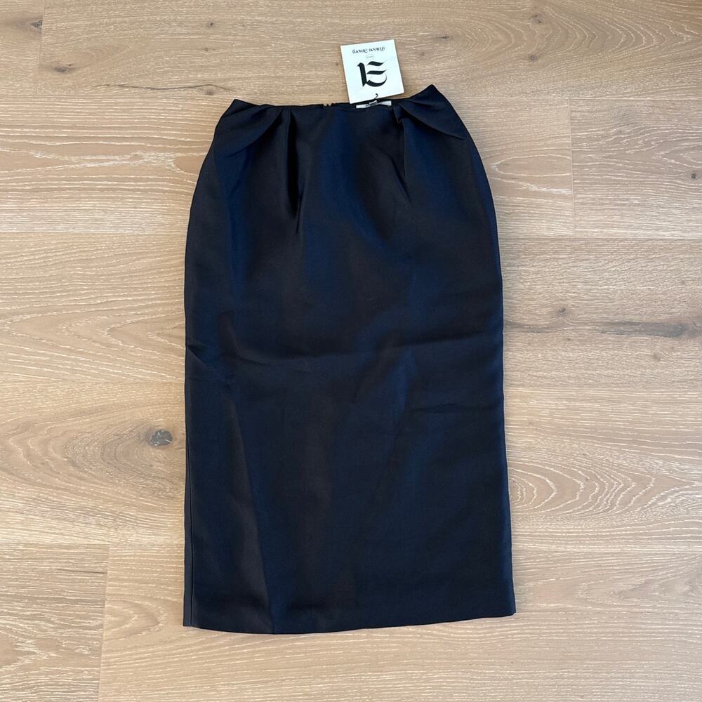 Maison Amory The Tulip Midi Skirt Size XS in Black